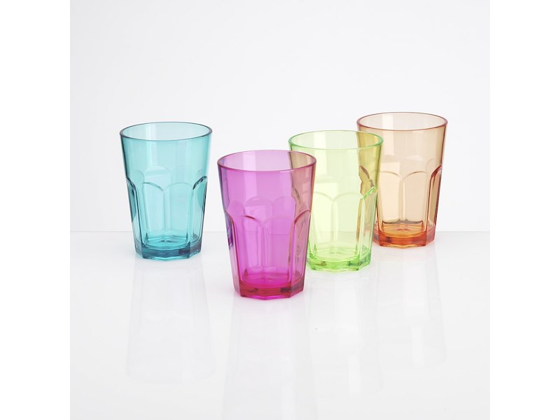 Set 4 Bicchieri Infrangibili Flamefield – Multicolore
