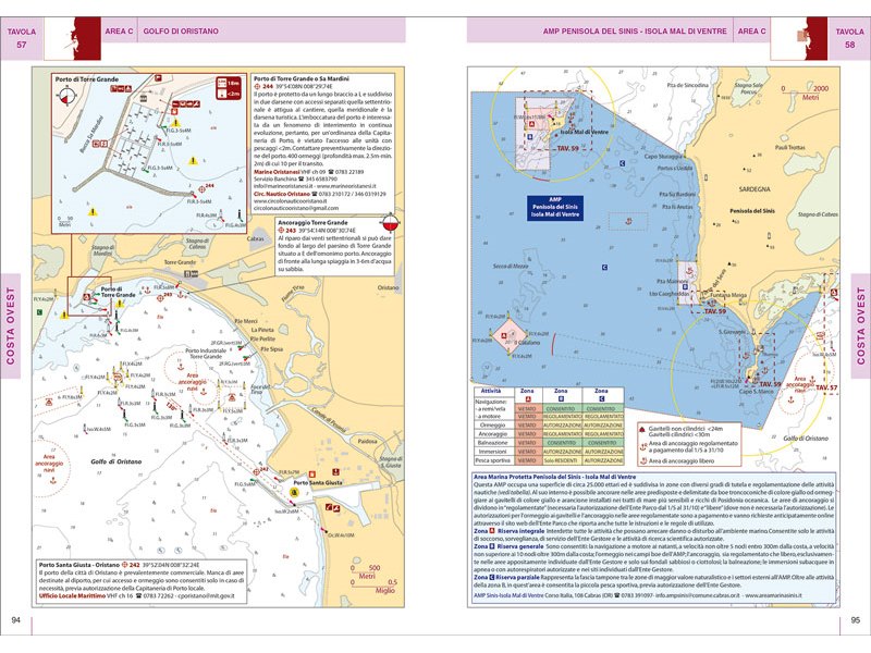 Portolano cartografico Sardegna e Bocche di Bonifacio