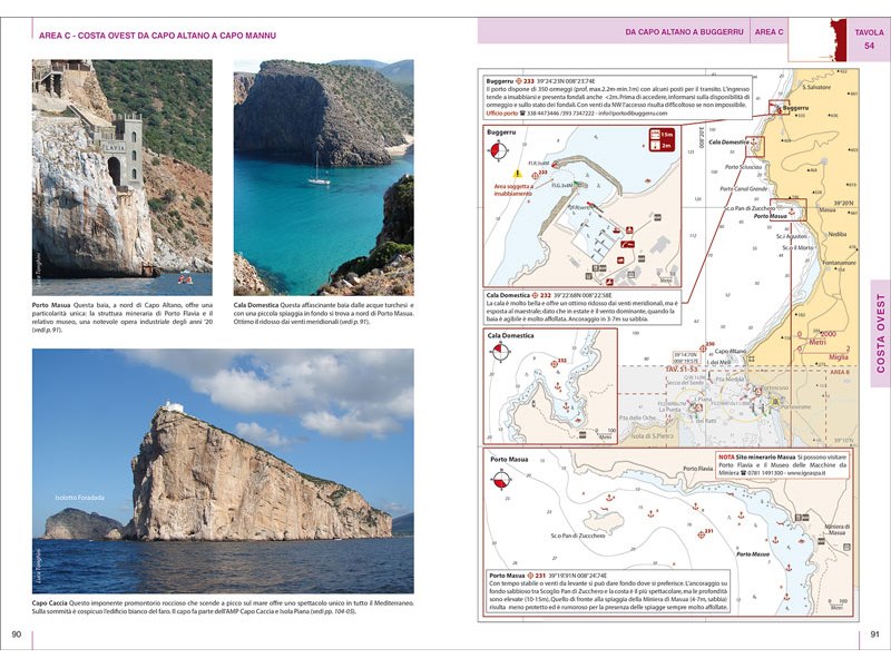 Portolano cartografico Sardegna e Bocche di Bonifacio