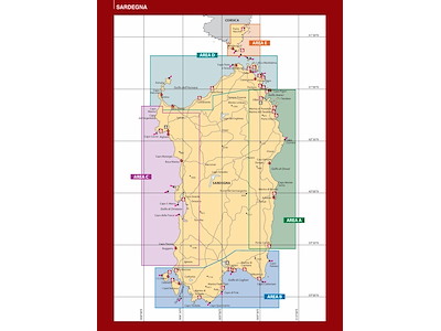 Portolano cartografico Sardegna e Bocche di Bonifacio