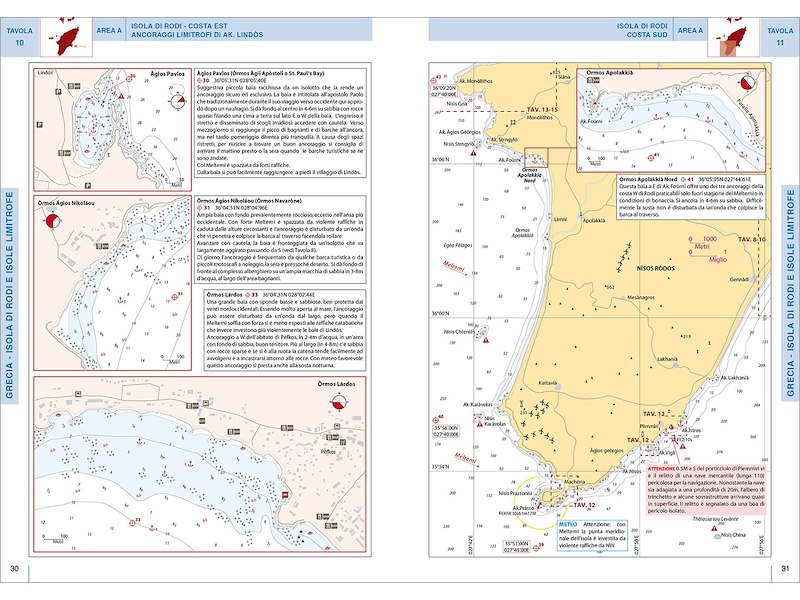 Portolano cartografico Turchia e Grecia - n. 16 -
