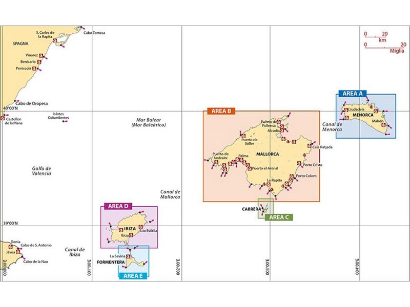 Portolano cartografico Isole Baleari - n. 9 -