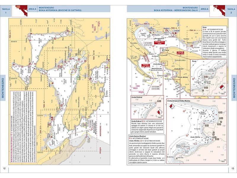 Portolano Cartografico Montenegro e Albania - n. 17 -