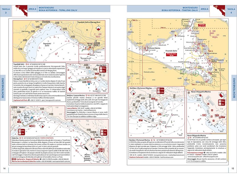 Portolano Cartografico Montenegro e Albania - n. 17 -
