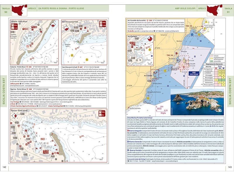 Portolano cartografico Sicilia - Malta - Isole Eolie - Egadi - Pantelleria - Lamedusa