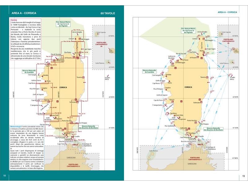 Portolano cartografico Corsica e nord Sardegna - 2C -