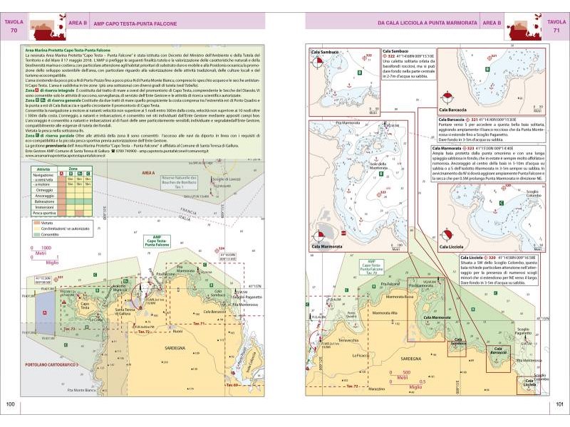Portolano cartografico Corsica e nord Sardegna - 2C -