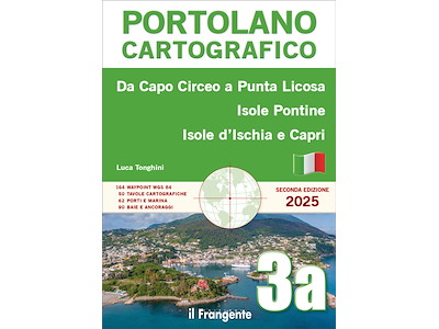 Portolano cartografico da Capo Circeo a Punta Licosa, Isole Pontine, Isole d’Ischia e Capri - 3A -