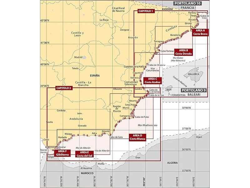 Portolano Cartografico Spagna Mediterranea - 11 -