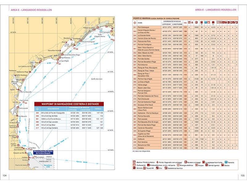 Portolano Cartografico Francia Mediterranea - 10 -