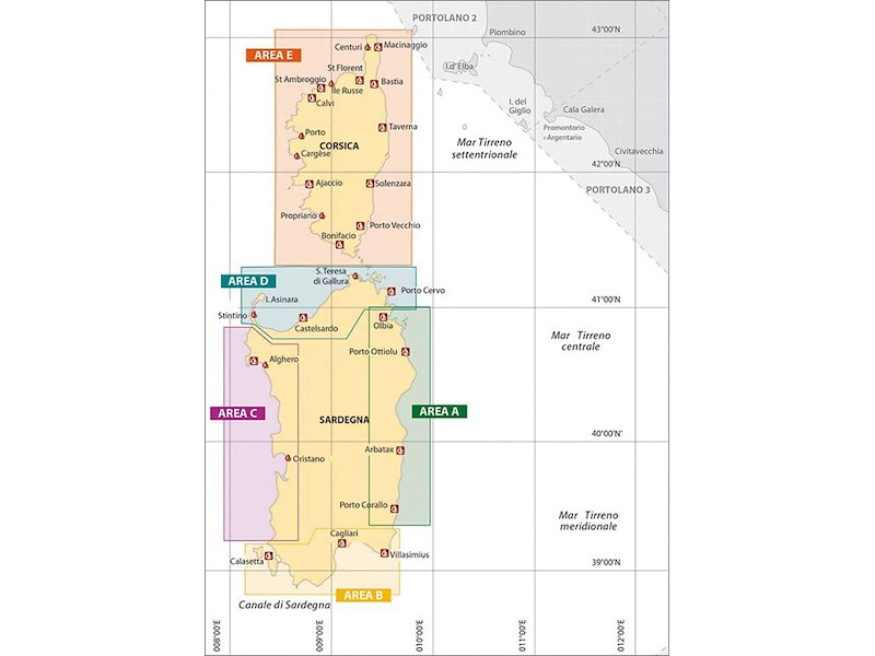 Portolano Cartografico – Sardegna e Corsica - 15