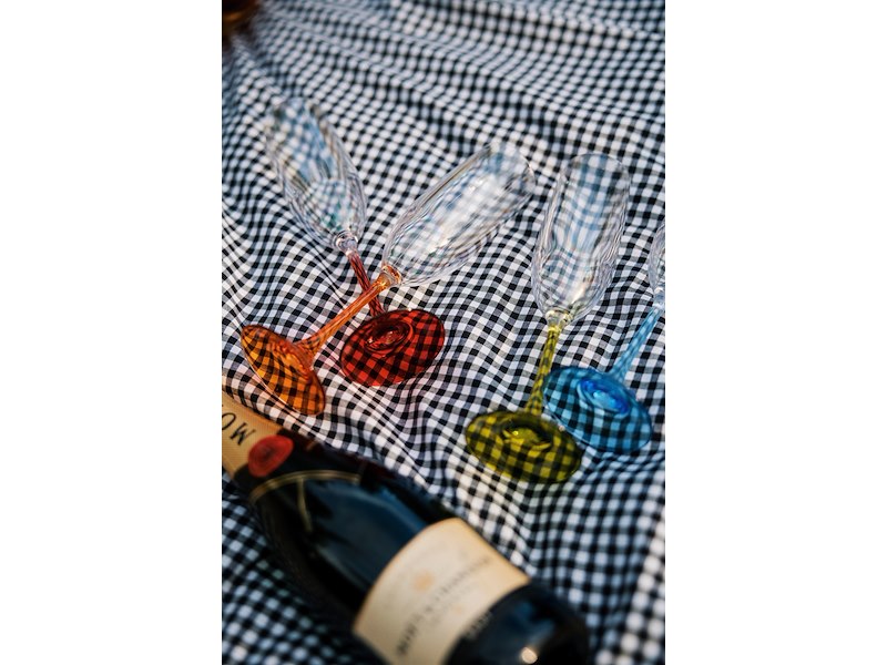 Set 4 Flute da Prosecco Colorati