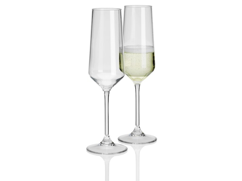 Set 2 Flute Champagne Riviera in Tritan