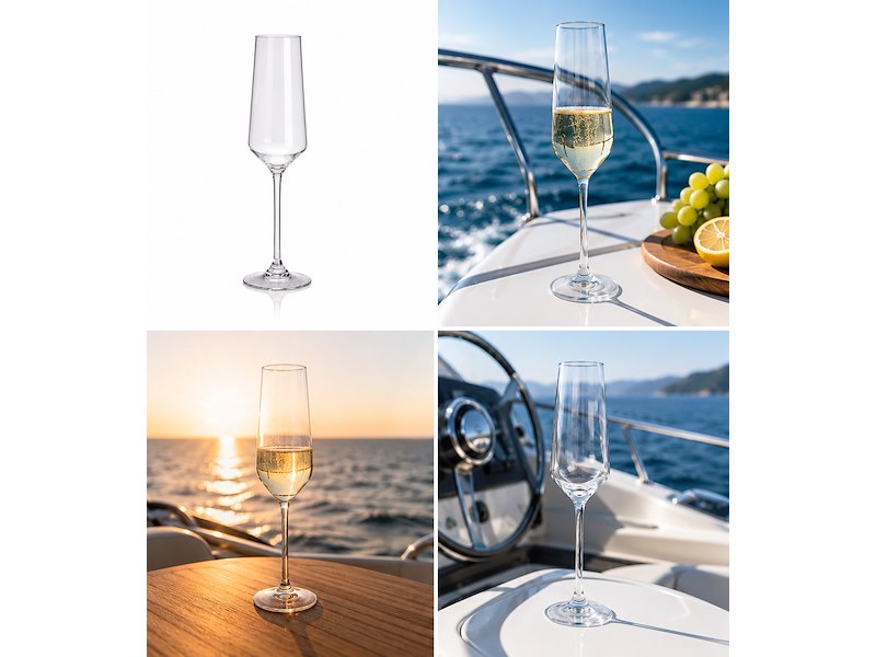 Set 2 Flute Champagne Riviera in Tritan