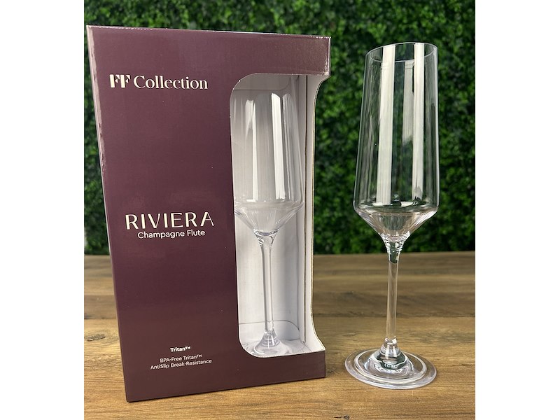 Set 2 Flute Champagne Riviera in Tritan