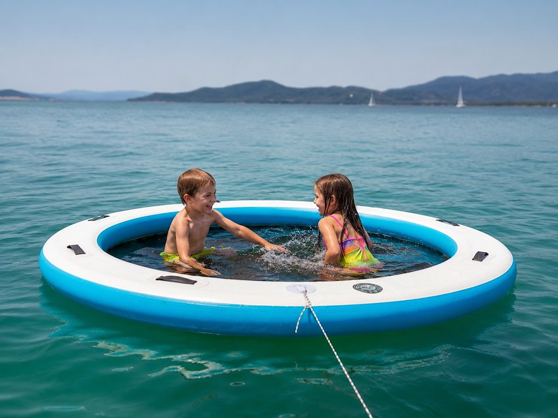 Piscina Gonfiabile con rete T-WAVE