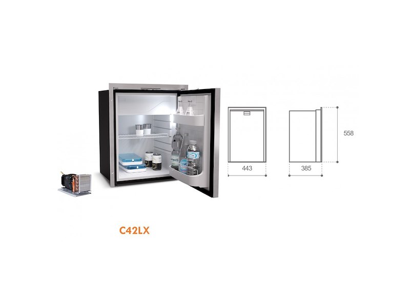 Frigo-freezer Vitrifrigo in acciaio inox – C42LX OCX2