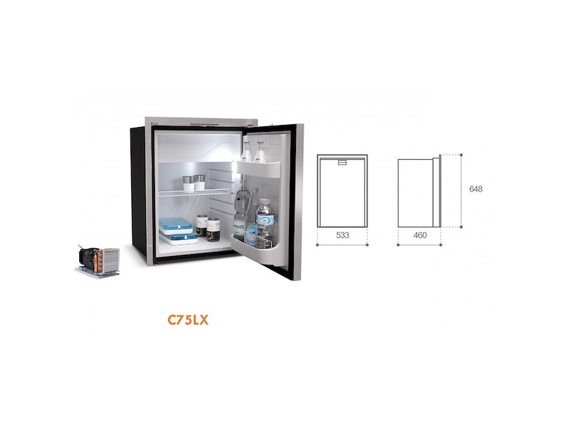Frigo-freezer in acciaio inox - C75LX OCX2