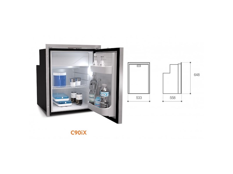 Frigo-freezer Vitrifrigo in acciaio inox - 75LX OCX2