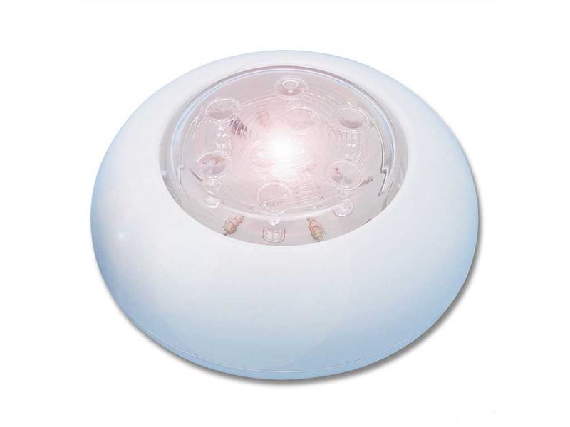 Plafoniera 16 led - accensione a pressione