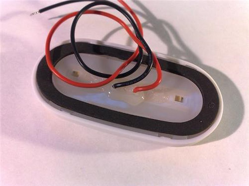 Luce di cortesia 5 led da appoggio 