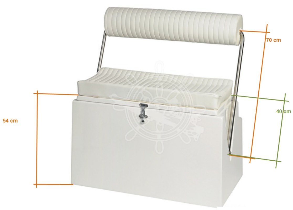 VidaXL Set Di 2 Sedili Pieghevoli Per Barca Con Schienale Alto - Rivestiti In PVC/PU - Base Girevole 360° - Capacità 100 Kg