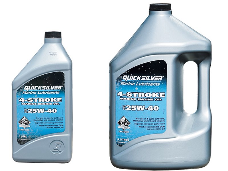 Olio Quicksilver per motori entrobordo 4 Tempi - 25W-40