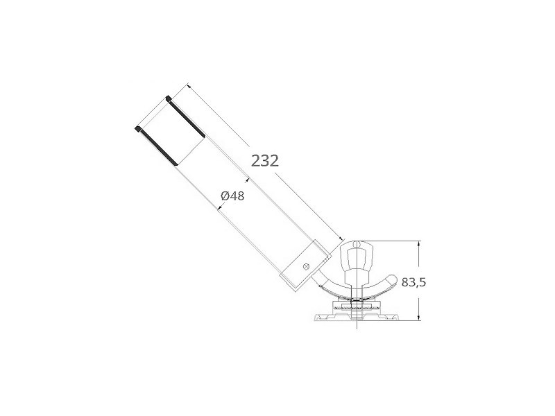 Portacanna a cremagliera 