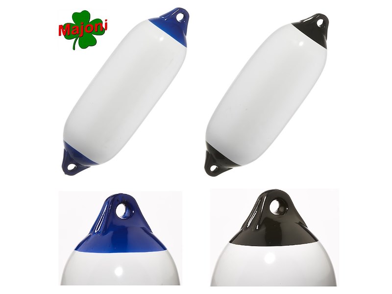 Parabordi cilindrici bianco/blu Majoni