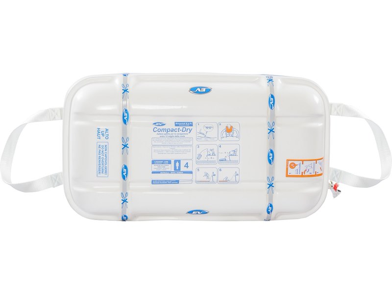 Zattera Eurovinil COMPACT DRY entro le 12 mg. - 12 posti -