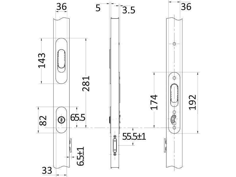 Serratura Southco Mobella Talon