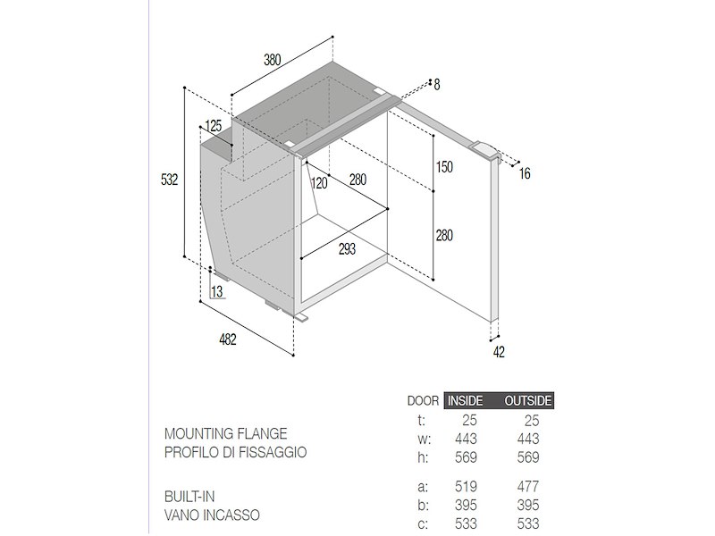 Frigorifero Vitrifrigo C51 i